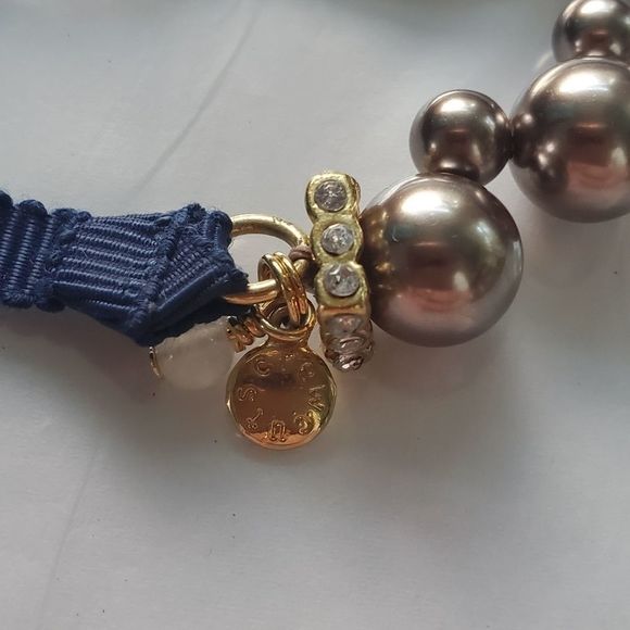 CrewCuts J. Crew Navy Ribbon Pearl Necklace - Picture 4 of 5